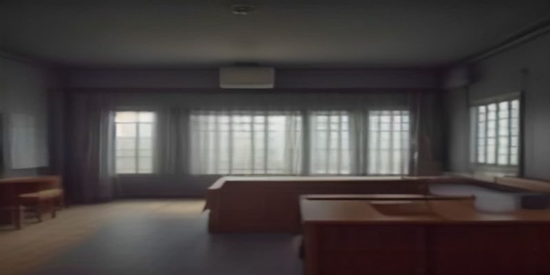 网络文学创作场景，深紫色灯光下作家在键盘前专注写作调教文，画面氛围浓郁而富有文学质感